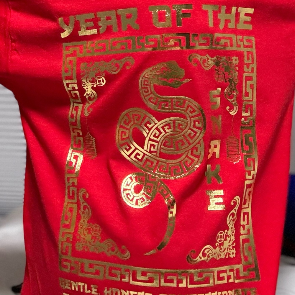 YEAR OF THE SNAKE CUSTOMIZED SHIRT NEW